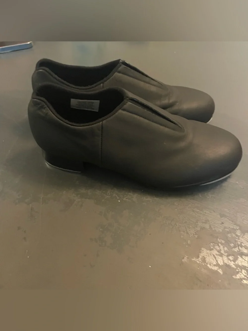 Bloch Ladies Tap Flex Slip On Leather Tap Shoes in Black 4.5 ballet dance jazz